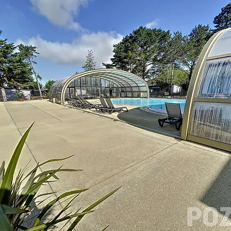 Chalet Cosy Avec Piscine Chauffee, Terrasse Et Parking A 2 Pas De La De Jullouville-les-Pins