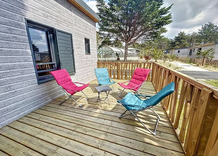 木屋 Cosy Avec Piscine Chauffee, Terrasse Et Parking A 2 Pas De La De - Fr-1-361-480