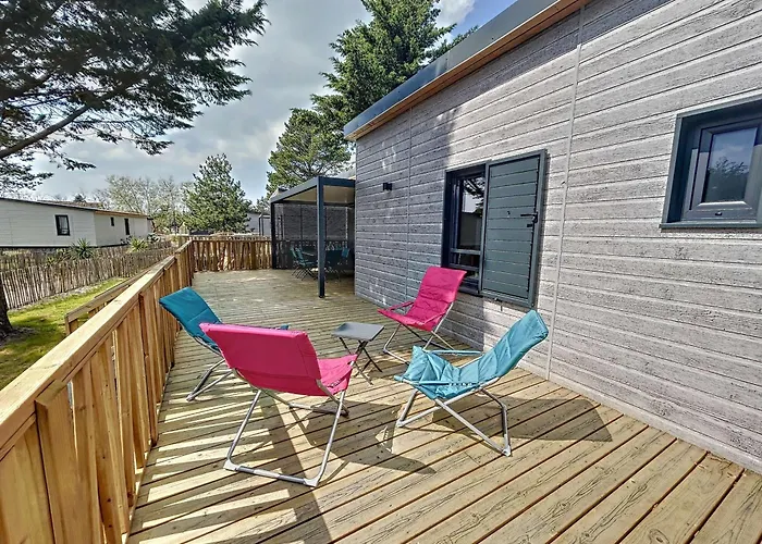 בקתה Cosy Avec Piscine Chauffee, Terrasse Et Parking A 2 Pas De La De - Fr-1-361-480 ז'ולוביל-לה-פאן