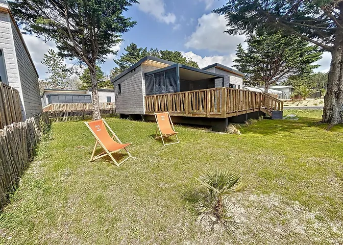 בקתה Cosy Avec Piscine Chauffee, Terrasse Et Parking A 2 Pas De La De - Fr-1-361-480 ז'ולוביל-לה-פאן